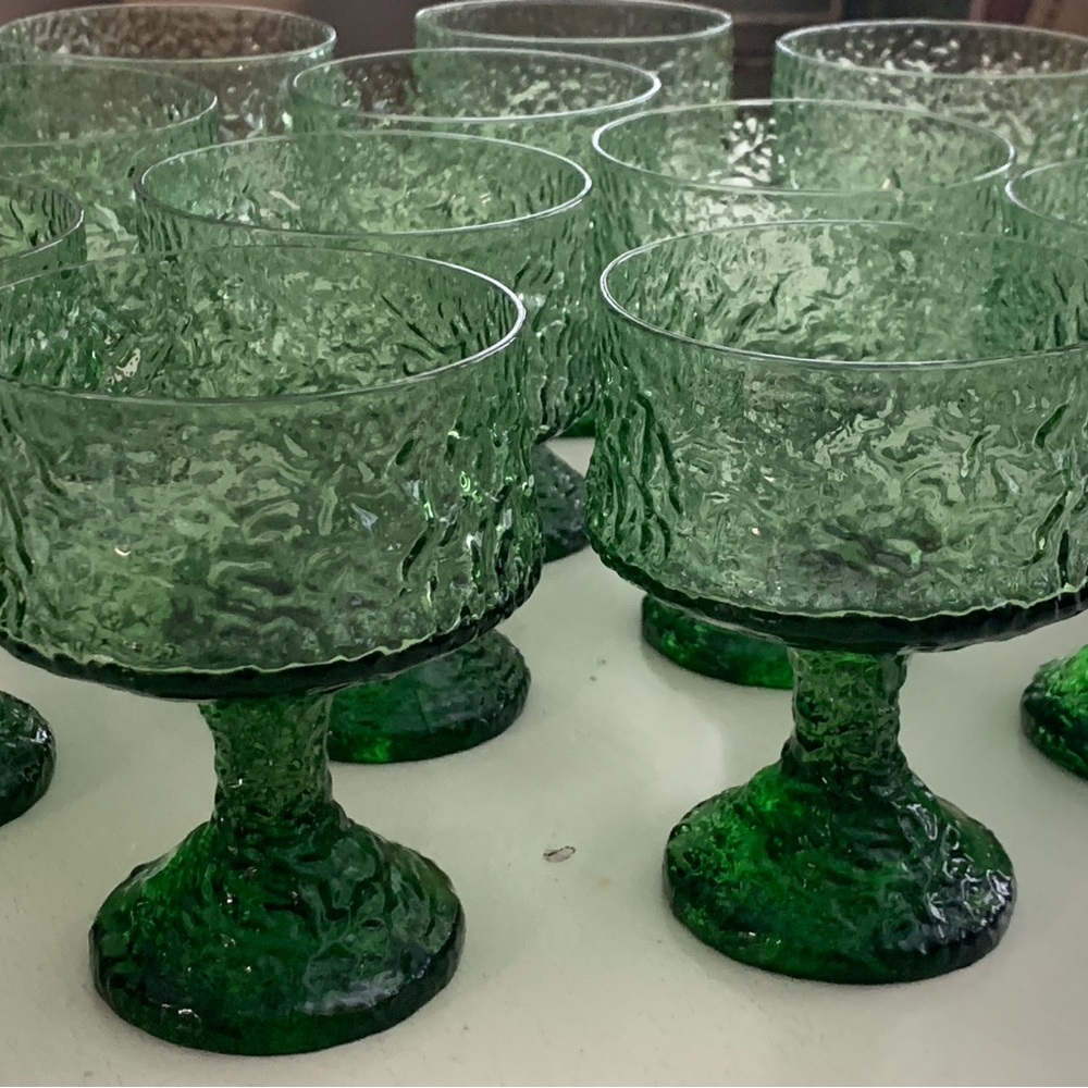 Vintage green glasses